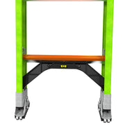 LITTLE GIANT LADDER | HyperLite 28' Fiberglass Extension Ladder w/Cable Hooks & V-Rung, Type IAA, 375lb Load Capacity | #17928-089