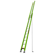 LITTLE GIANT LADDER | HyperLite 28' Fiberglass Extension Ladder w/Cable Hooks & V-Rung, Type IAA, 375lb Load Capacity | #17928-089