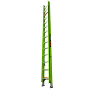 LITTLE GIANT LADDER | HyperLite 28' Fiberglass Extension Ladder w/Cable Hooks & V-Rung, Type IAA, 375lb Load Capacity | #17928-089