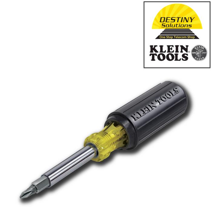 Klein Tools |  Multi-Bit Screwdriver / Nut Driver, 11-in-1, Ph, Sl, Sq, TORX® Bits | #32500