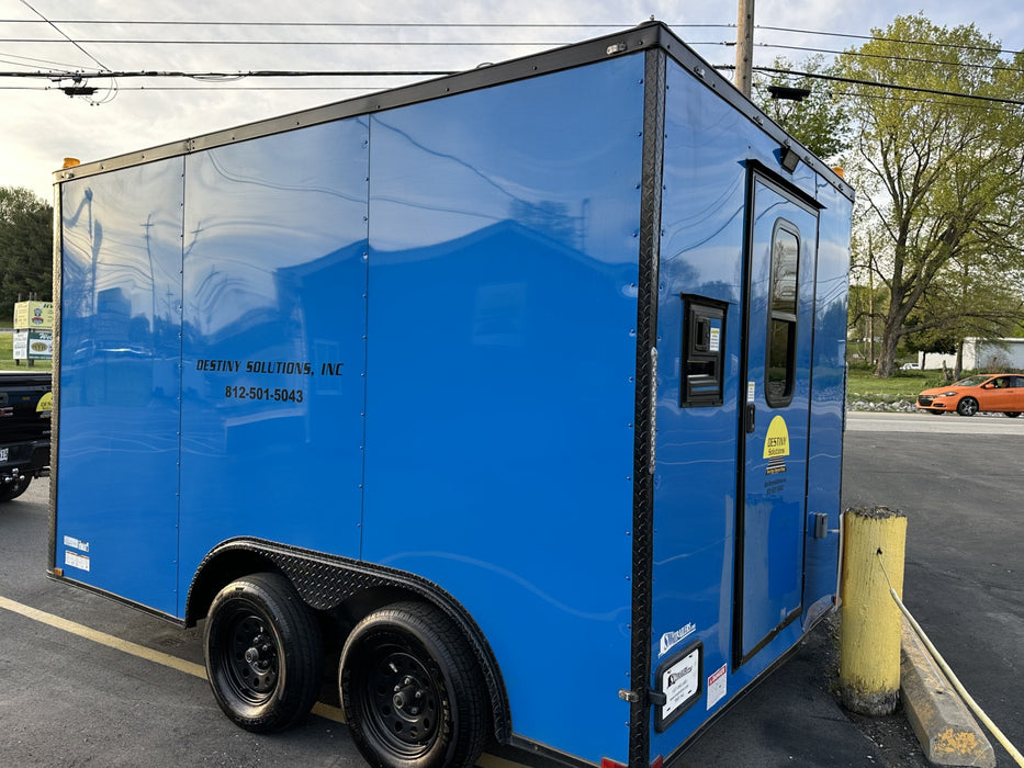 SMG TRAILERS | PRE-OWNED 8.5x12 Fiber Splicing Trailer | #FST-8.5X12-PO-B