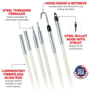 Glow Fish Rod Kit, 1/4 in. x 18 ft. | #7-63T