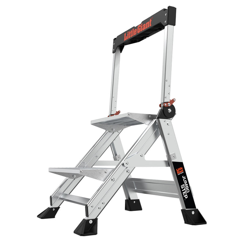 LITTLE GIANT LADDER | Jumbo Step Ladder, Type IAA, 375lb Load Capacity | #11902