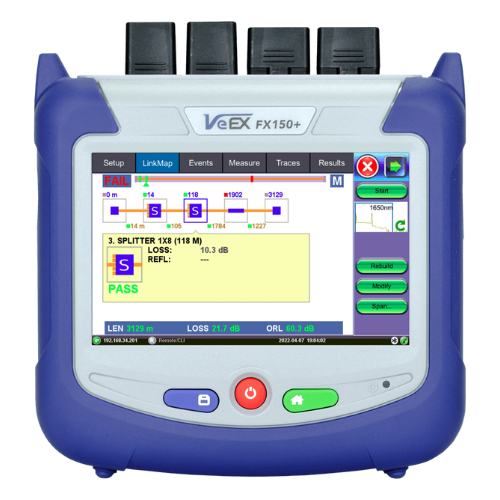 VeEX OTDR 1310 / 1550 / 1625 nm | #FX150+PON-OTDR