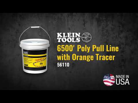 Klein Tools | Poly Pull Line with Orange Tracer 6500-Foot | #56110