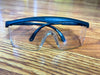 Black Safety Glasses - fits over prescription glasses | #SG1130-BC