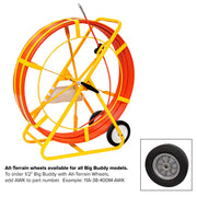JAMESON | Big Buddy® Duct Conduit Rodder, 1/2 in. x 1000 ft. Marked Every 5 ft. (Metric every 1m) | #11-38-1000M