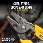KLEIN TOOLS | Wire Stripper/Cutter, 22-30 AWG Solid Wire | #11047