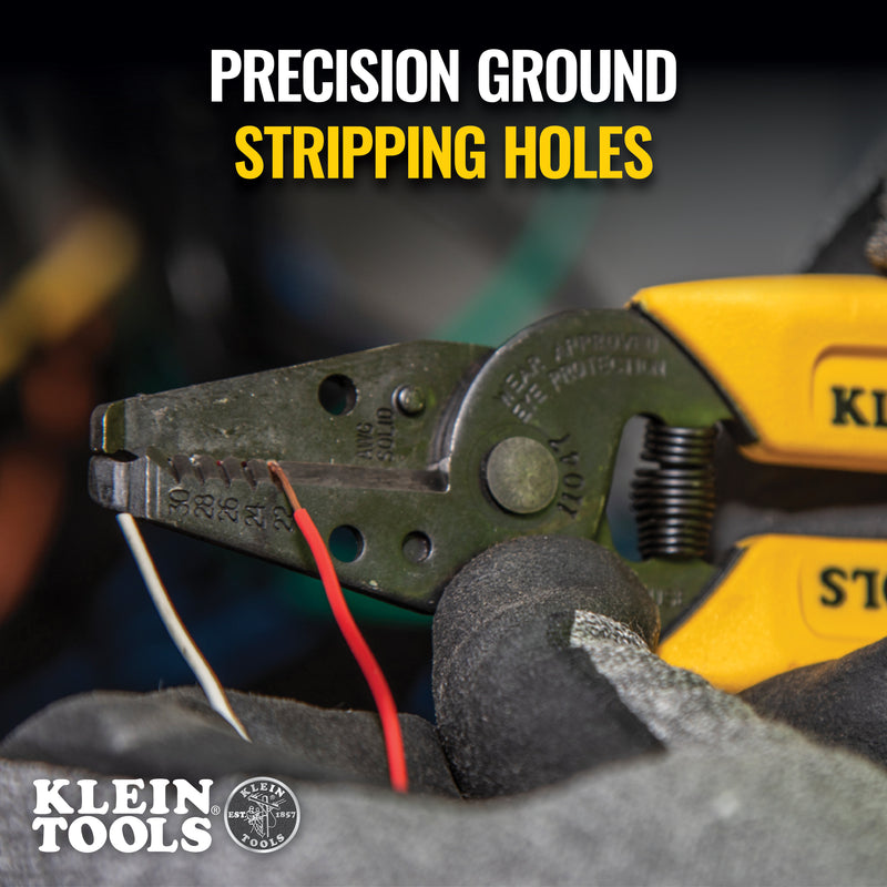 KLEIN TOOLS | Wire Stripper/Cutter, 22-30 AWG Solid Wire | #11047