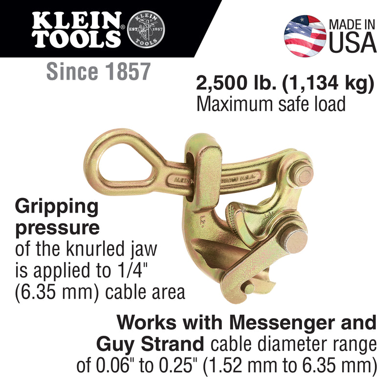 KLEIN TOOLS | Haven's® Cable Grip 0.25-Inch Capacity | #1604-10