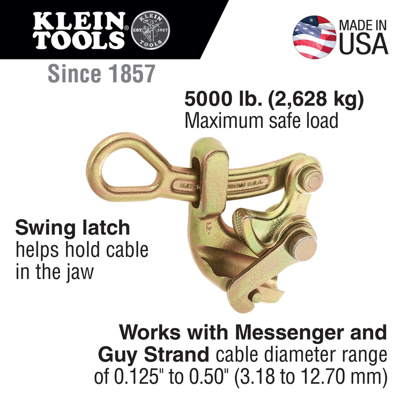 KLEIN TOOLS | Haven's® Grip with Swing Latch (PACK OF THREE) | #1604-20L