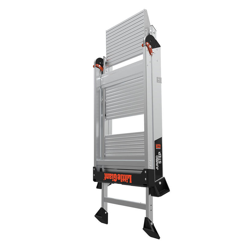 LITTLE GIANT LADDER | Aluminum Jumbo 3 Step Ladder, Type IAA, 375lb Load Capacity | #11903
