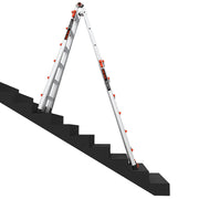 LITTLE GIANT LADDER | Aluminum Velocity Articulating Ladder with Leg Levelers, Type IA, 300lb Load Capacity, Model 26 | #15426-001