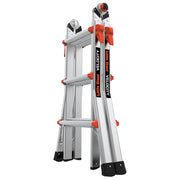 LITTLE GIANT LADDER | Aluminum Velocity Articulating Ladder with Leg Levelers, Type IA, 300lb Load Capacity, Model 13 | #15413-001
