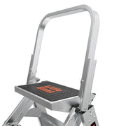 LITTLE GIANT LADDER | Aluminum Safety 2 Step Ladder, Type IA, 300lb Load Capacity | #10210BA