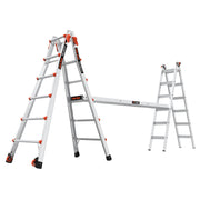 LITTLE GIANT LADDER | Aluminum Velocity Articulating Ladder with Leg Levelers, Type IA, 300lb Load Capacity, Model 26 | #15426-001