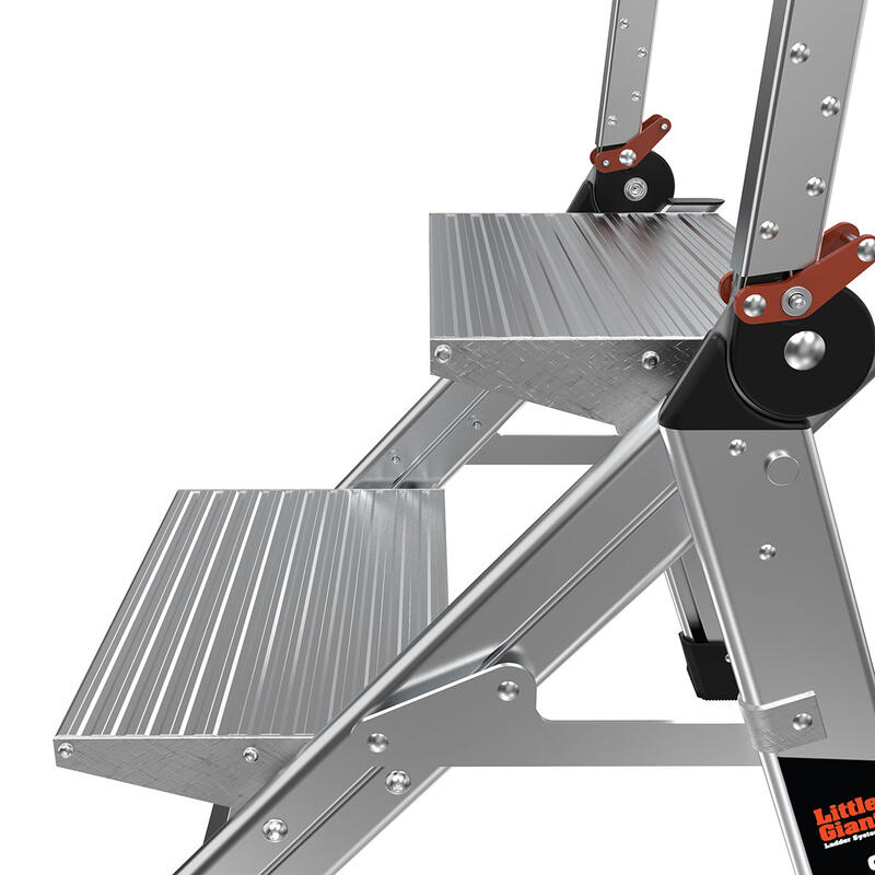 LITTLE GIANT LADDER | Jumbo Step Ladder, Type IAA, 375lb Load Capacity | #11902