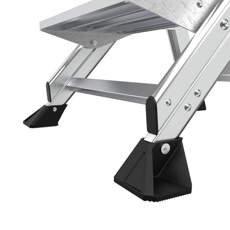 LITTLE GIANT LADDER | Aluminum Jumbo 3 Step Ladder, Type IAA, 375lb Load Capacity | #11903