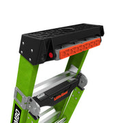 LITTLE GIANT LADDER | King Kombo Professional 6' Fiberglass  Ladder, Type IAA, 375lb Load Capacity | #13906-001