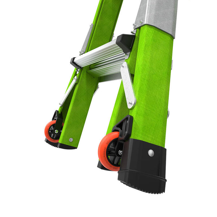 LITTLE GIANT LADDER | Dark Horse 2.0 Fiberglass Articulated Ladder, Type IA, 300lb Load Capacity, Model 22 | #16122-001