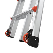 LITTLE GIANT LADDER | Aluminum Velocity Articulating Ladder with Leg Levelers, Type IA, 300lb Load Capacity, Model 26 | #15426-001