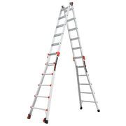 LITTLE GIANT LADDER | Aluminum Velocity Articulating Ladder with Leg Levelers, Type IA, 300lb Load Capacity, Model 26 | #15426-001