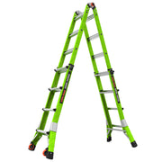 LITTLE GIANT LADDER | Dark Horse 2.0 Fiberglass Articulated Ladder, Type IA, 300lb Load Capacity, Model 17 | #16117-001