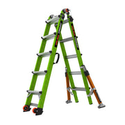 LITTLE GIANT LADDER | Conquest All-Terrain Fiberglass  Articulated Extendable Ladder, Type IA, 300lb Load Capacity, Model 22 | #17102-001