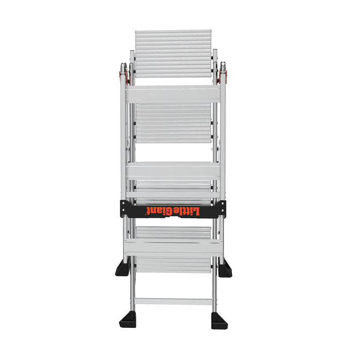 LITTLE GIANT LADDER | Aluminum Jumbo 4 Step Ladder, Type IAA, 375lb Load Capacity | #11904