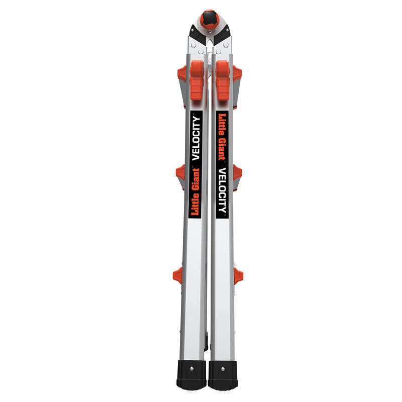 LITTLE GIANT LADDER | Aluminum Velocity Articulating Ladder with Leg Levelers, Type IA, 300lb Load Capacity, Model 13 | #15413-001