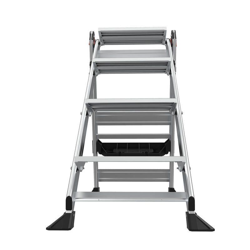 LITTLE GIANT LADDER | Aluminum Jumbo 4 Step Ladder, Type IAA, 375lb Load Capacity | #11904