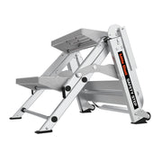 LITTLE GIANT LADDER | Aluminum Safety 2 Step Ladder, Type IA, 300lb Load Capacity | #10210BA