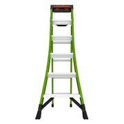 LITTLE GIANT LADDER | King Kombo Professional 6' Fiberglass  Ladder, Type IAA, 375lb Load Capacity | #13906-001