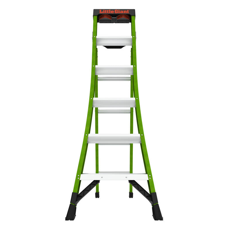 LITTLE GIANT LADDER | King Kombo Professional 6' Fiberglass  Ladder, Type IAA, 375lb Load Capacity | #13906-001