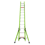 LITTLE GIANT LADDER | Sumostance w/Hyperlite Technology 24' - ANSI Type IAA - 375 lb Rated, Fiberglass Extension Ladder with GROUND CUE and SURE-SET Feet | #17224