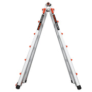 LITTLE GIANT LADDER | Aluminum Velocity Articulating Ladder with Leg Levelers, Type IA, 300lb Load Capacity, Model 26 | #15426-001
