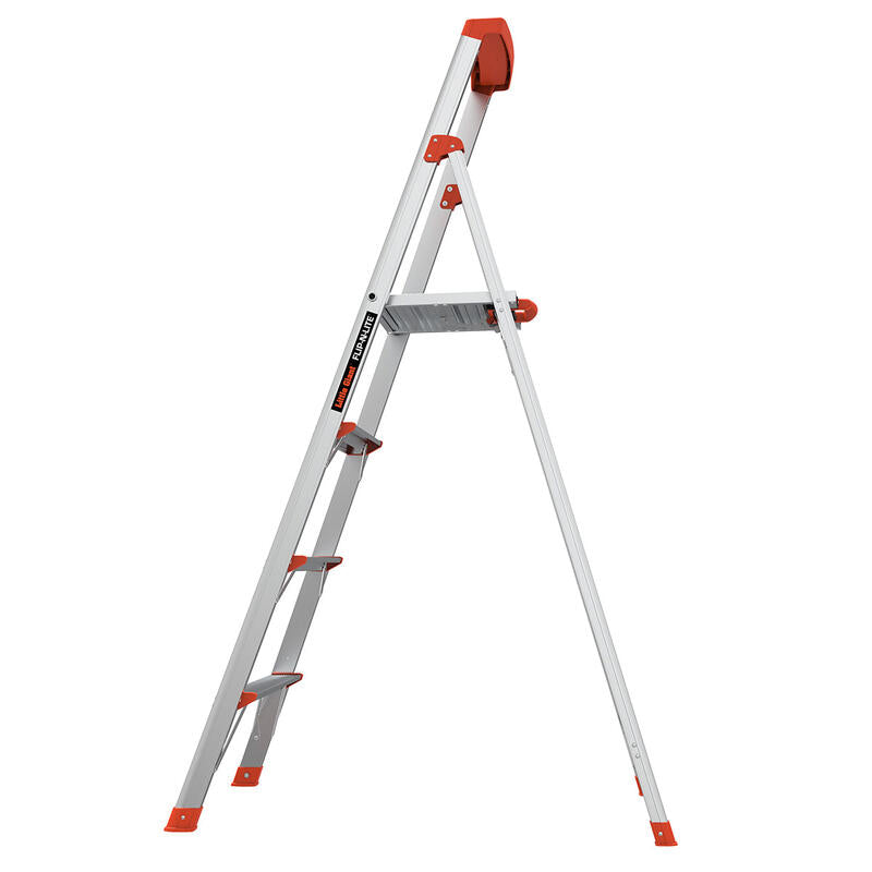LITTLE GIANT LADDER | Flip-N-Lite 6' Aluminum Stepladder, Type IA, 300lb Load Capacity | #15270-001