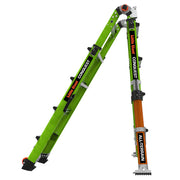 LITTLE GIANT LADDER | Conquest All-Terrain Fiberglass  Articulated Extendable Ladder, Type IA, 300lb Load Capacity, Model 17 | #17107-001