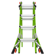 LITTLE GIANT LADDER | Dark Horse 2.0 Fiberglass Articulated Ladder, Type IA, 300lb Load Capacity, Model 17 | #16117-001