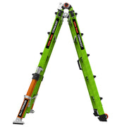 LITTLE GIANT LADDER | Conquest All-Terrain Fiberglass  Articulated Extendable Ladder, Type IA, 300lb Load Capacity, Model 22 | #17102-001