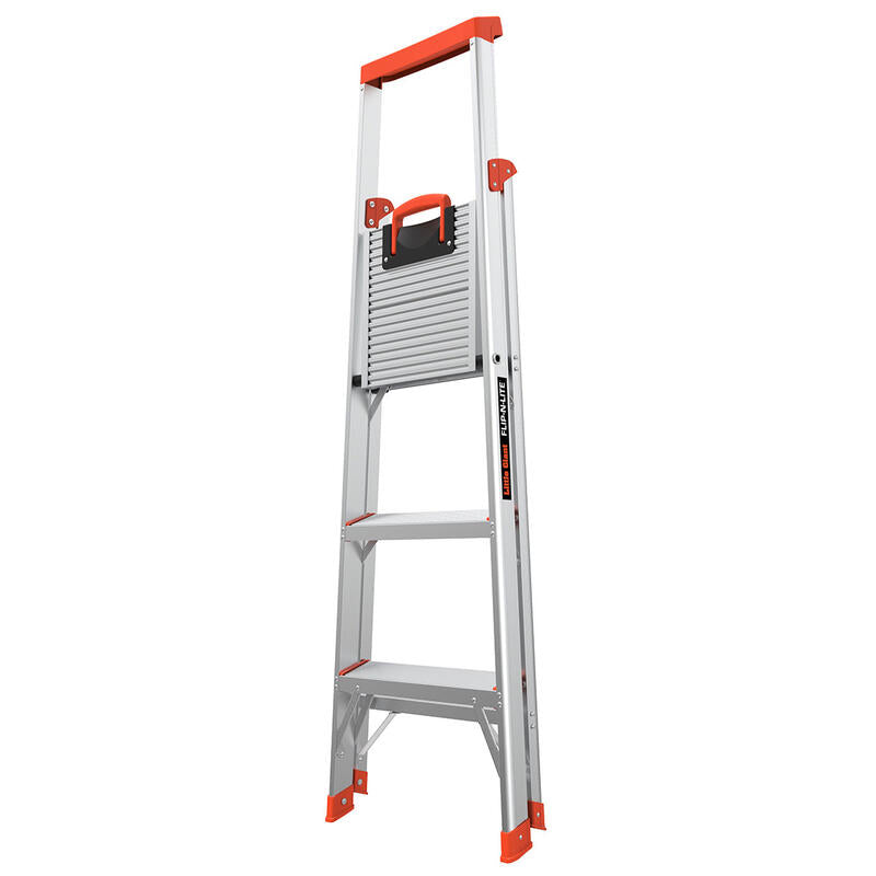 LITTLE GIANT LADDER | Flip-N-Lite 5' Aluminum Stepladder, Type IA, 300lb Load Capacity | #15273-001