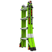 LITTLE GIANT LADDER | Dark Horse 2.0 Fiberglass Articulated Ladder, Type IA, 300lb Load Capacity, Model 17 | #16117-001