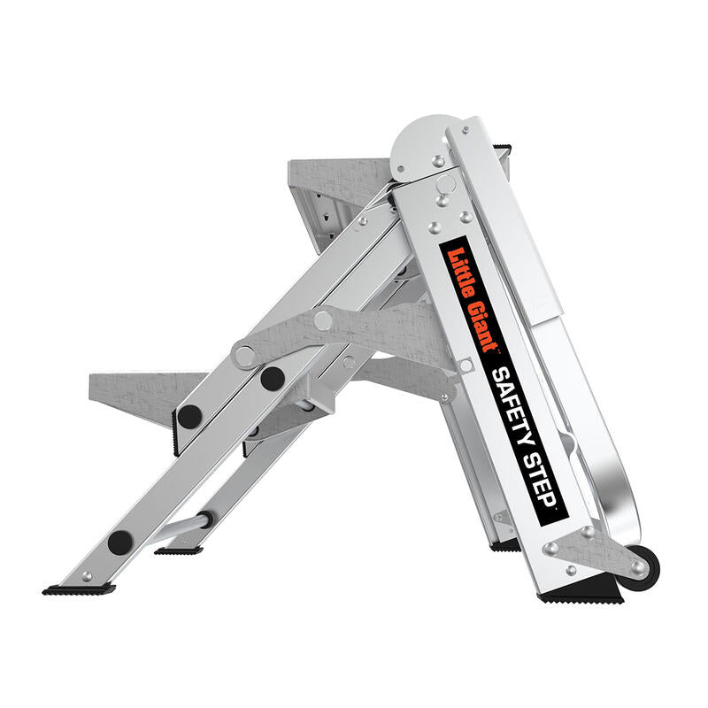LITTLE GIANT LADDER | Aluminum Safety 2 Step Ladder, Type IA, 300lb Load Capacity | #10210BA