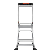 LITTLE GIANT LADDER | Aluminum Jumbo 3 Step Ladder, Type IAA, 375lb Load Capacity | #11903