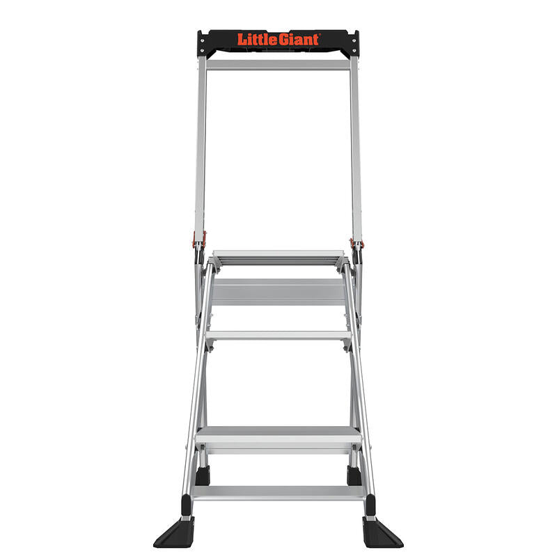 LITTLE GIANT LADDER | Aluminum Jumbo 3 Step Ladder, Type IAA, 375lb Load Capacity | #11903