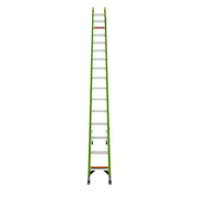 LITTLE GIANT LADDER | HyperLite 32' Fiberglass Extension Ladder w/Cable Hooks & V-Rung, Type IAA, 375lb Load Capacity | #17932-089