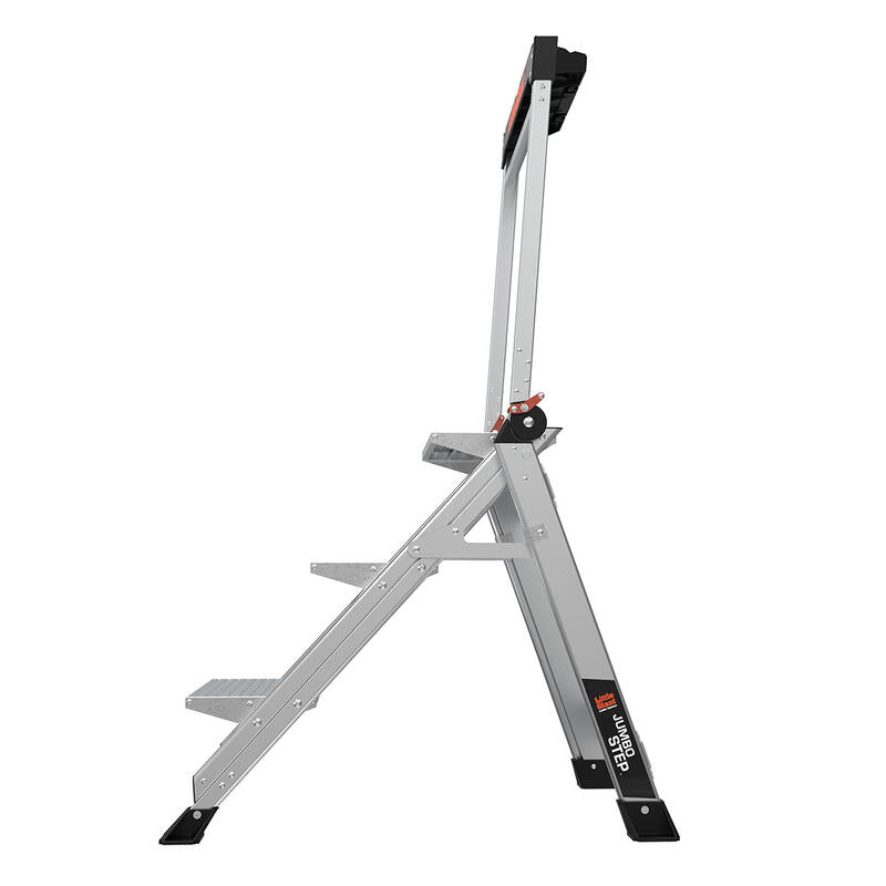 LITTLE GIANT LADDER | Aluminum Jumbo 3 Step Ladder, Type IAA, 375lb Load Capacity | #11903
