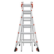 LITTLE GIANT LADDER | Aluminum Velocity Articulating Ladder with Leg Levelers, Type IA, 300lb Load Capacity, Model 26 | #15426-001