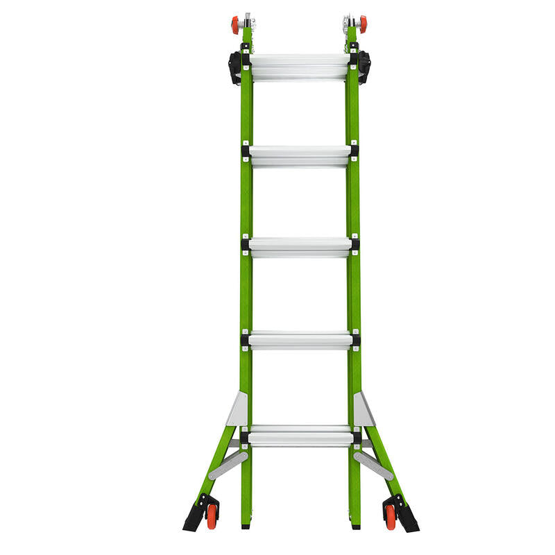 LITTLE GIANT LADDER | Dark Horse 2.0 Fiberglass Articulated Ladder, Type IA, 300lb Load Capacity, Model 22 | #16122-001