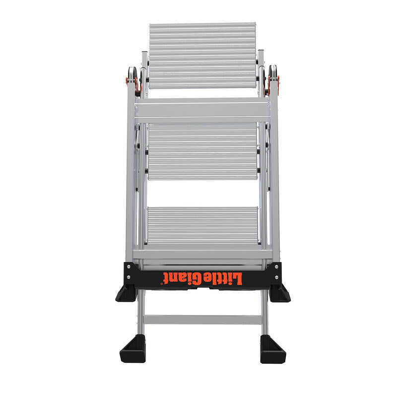 LITTLE GIANT LADDER | Aluminum Jumbo 3 Step Ladder, Type IAA, 375lb Load Capacity | #11903